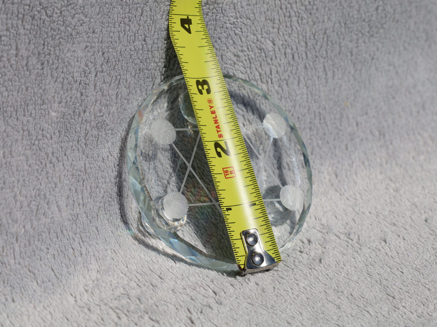 Small Glass 7 Sphere Stand
