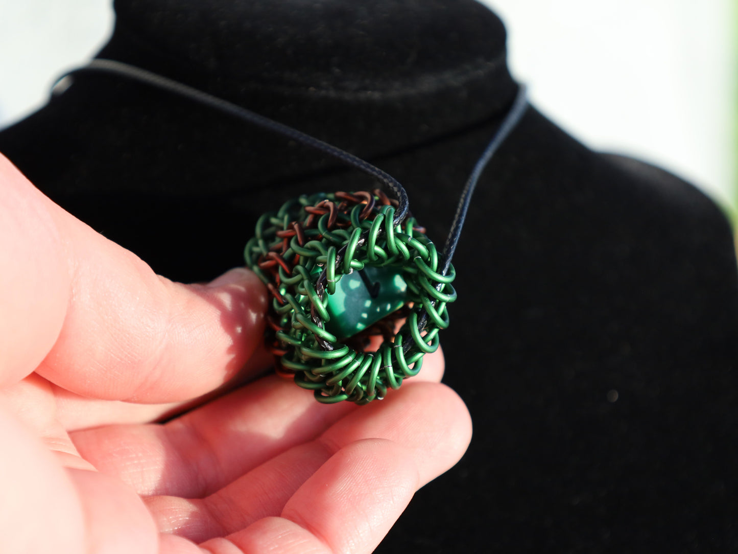 Chainmail Pouch Necklace