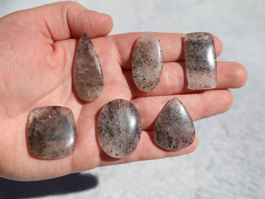 Black Quartz Cabochon