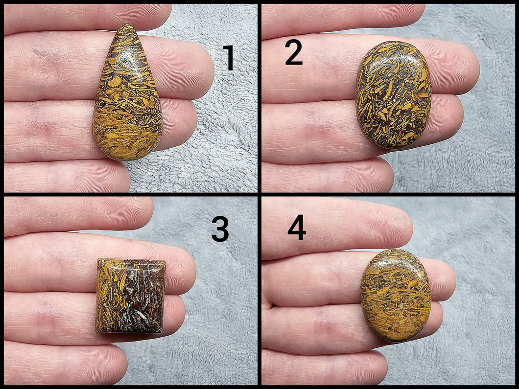 Caligraphy Stone Cabochon