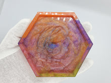 Load image into Gallery viewer, Multicolored Resin Coaster 1
