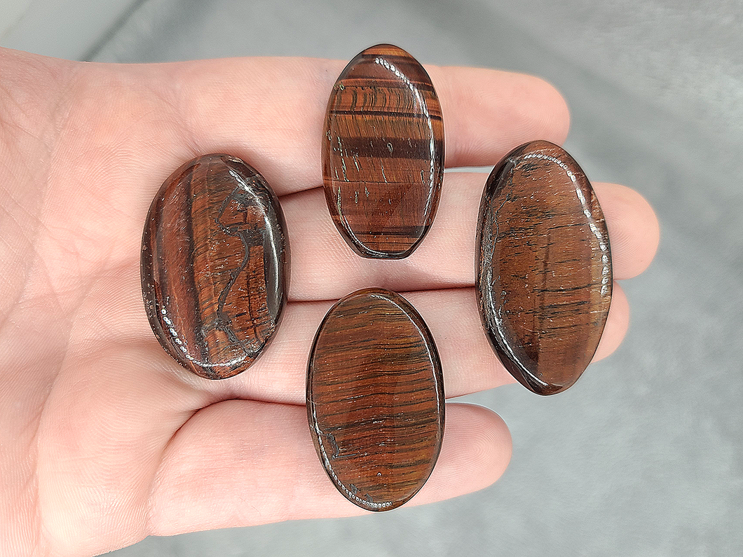 Red Tigers Eye Oval Cabochon